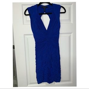 Blue cutout BCBG dress